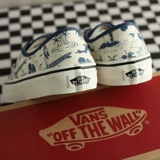 Vans Authentic SF Blue Men and Women Surfing Warrinhoa ​​Shoes Low -Top VN0A5HYPAXV