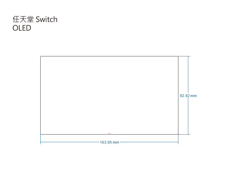 imos任天堂Nintendo Switch OLED 3SAS疏油疏水耐磨萤幕保护贴-图0