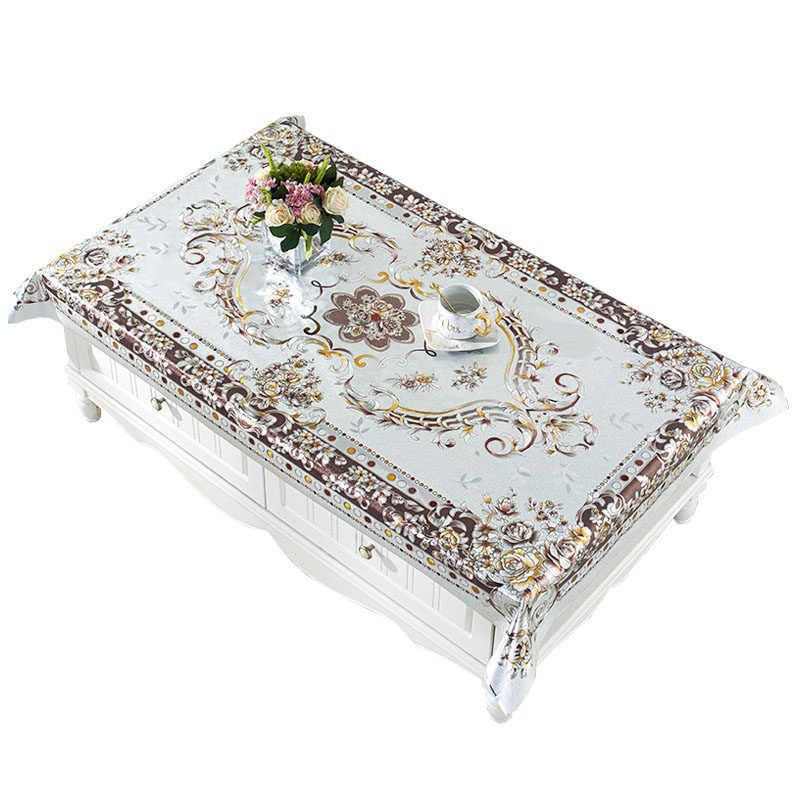 PVC茶几桌布防水防油防烫免洗茶几垫茶几巾防尘盖布餐桌布饭桌布,淘宝优惠券,粉丝福利购,淘宝优惠卷