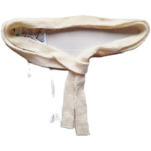 Демисезонный трикотажный шерстяной ремень, свитер с бантиком, аксессуар