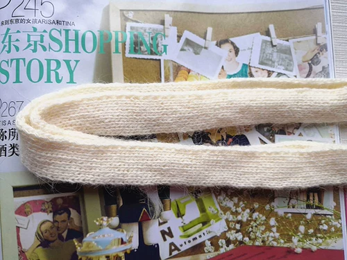 Демисезонный трикотажный шерстяной ремень, свитер с бантиком, аксессуар