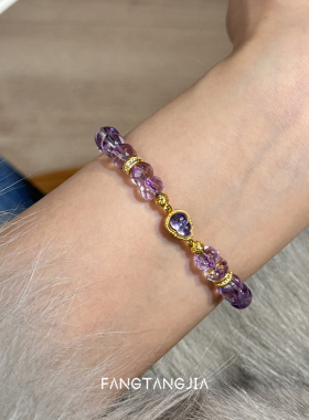 方糖家转运葫芦天然紫水晶手串