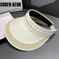 French hat womens summer large brim empty top hat versatile travel to the seaside vacation beach sun protection sun hat