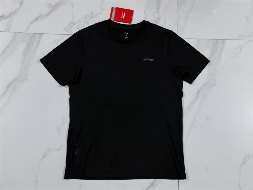 【嗜鞋】李宁男健身系列高弹性速干透气运动短袖 ATST019 ATST023 - 图1