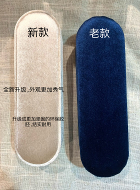 新款天鹅绒戒指收纳盒高端展示盒丝绒戒指耳钉便携珠宝复古大容量