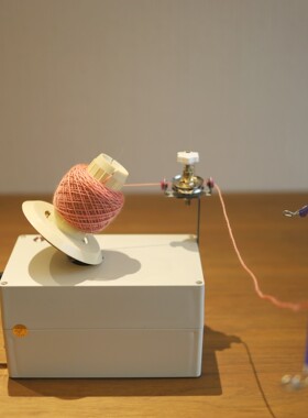 毛线电动绕线器 伞撑 电动绕线机 编织工具 伞架 自动