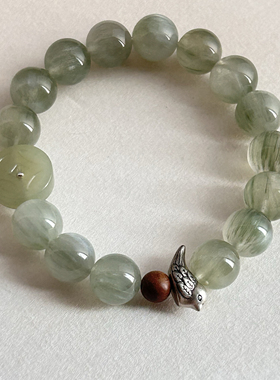 【缥碧】growthring原创复古绿招财财串珠小众显白显高级