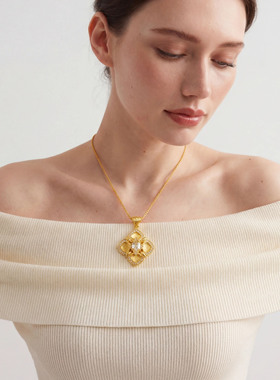 Lottie古法拉丝葫芦吊坠新中式风“福禄双全”送礼好运小众轻奢