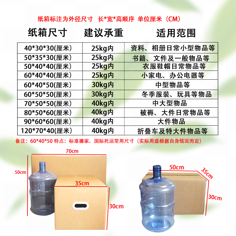 厂家定制批发零售瓦楞五层七层加厚特厚搬家收纳纸箱包装箱快递箱 - 图1