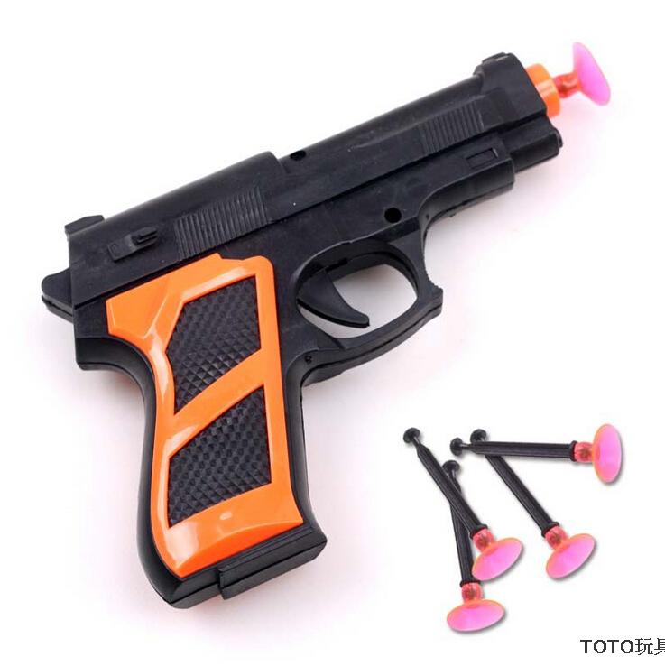吸盘枪儿童盒装软弹枪5支吸盘弹玩具礼物户外软蛋枪玩具手枪 - 图3
