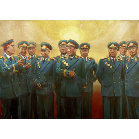 毛主席毛泽东周总理伟人革命老画报海报相框墙画餐厅客厅装饰画 - 图2