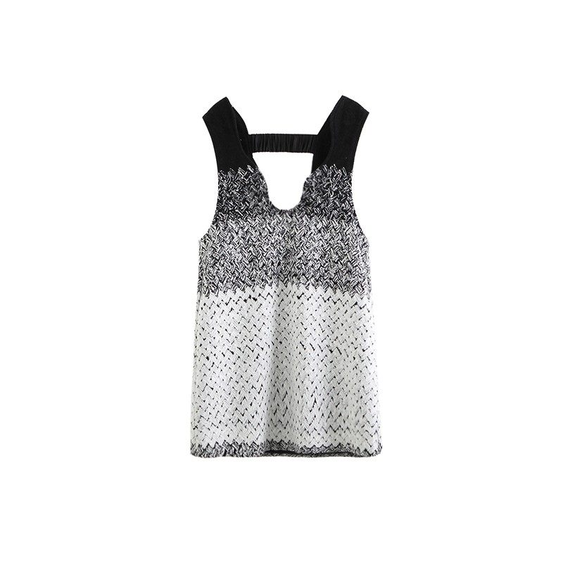 有耳uare原创设计 冷静万人迷 层次叠穿渐变毛呢背带连衣裙