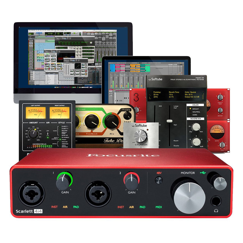 Focusrite Scarlett 三代 Solo 2i2 4i4 8i6 18i8 声卡 - 图2