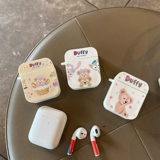 Dafi Friends Cute Square Bearset Case подходит для AirPods 2 Generation Protective Cover Pro Soft Shell Duffy Bear 3