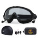 Myopia swimming goggles for women, waterproof and anti-fog, men's snorkeling cap