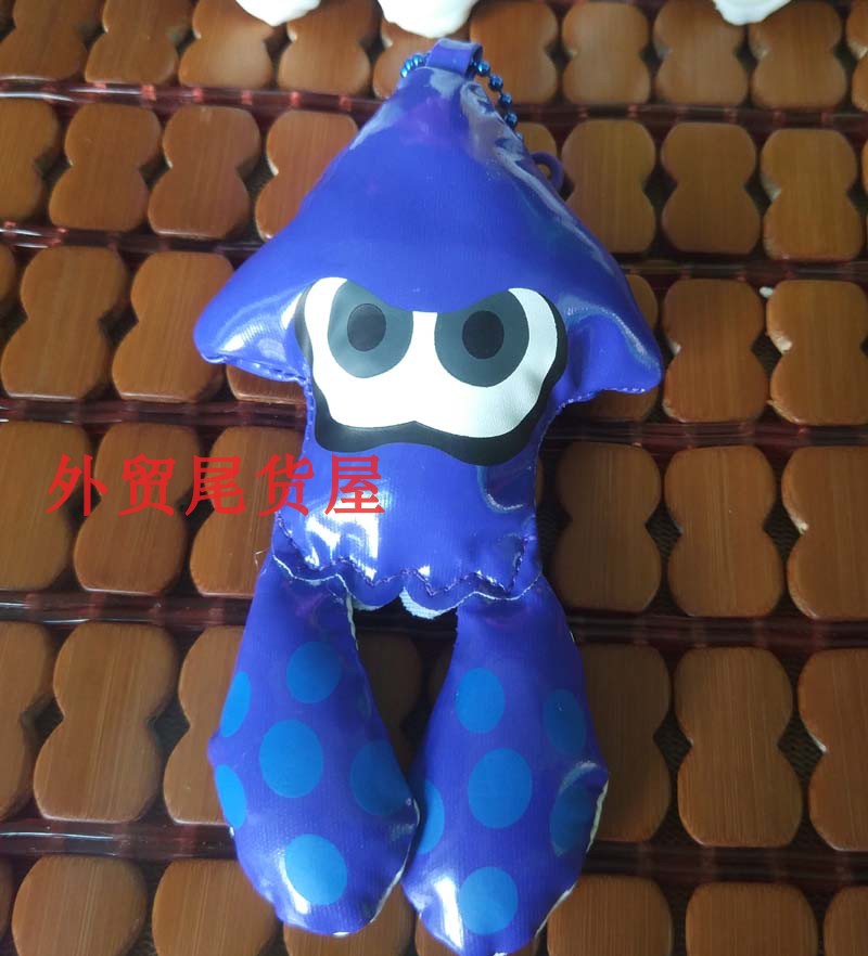 正品Splatoon喷射美少女Squid喷射战士2游戏乌贼PU面料小包挂件-图2