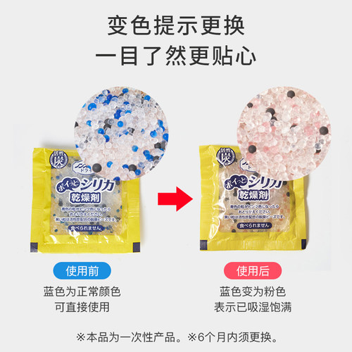 日本白元食品干燥剂食物宠物猫狗粮食除湿吸湿防霉防潮12片/袋 - 图1