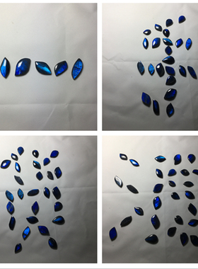 拉长石项链蓝光助睡眠吊坠送男女