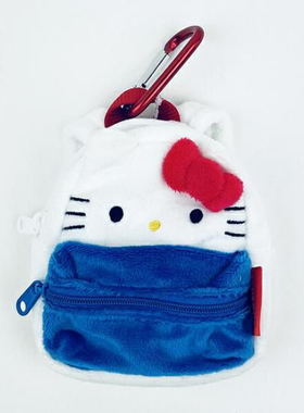 日本hellokitty美乐蒂库洛米毛绒挂件收纳包挂