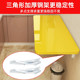Wall-mounted folding table without punching holes for household small table on the wall