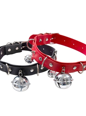 男生体育生可调节铃铛项圈小狼狗小奶狗性感颈环1S0M狗狗主人项圈