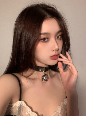 【保密发货】铃铛项圈女牵引绳项链性感颈环choker链条