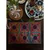 Hand embroidered Tang tea banquet table mats Chinese style high-end high-end tea sets dry tea mats