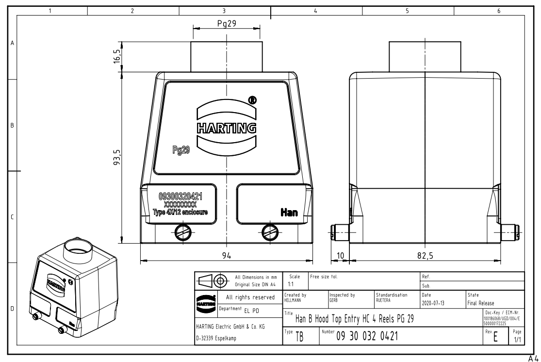 09300320421  德国哈丁  HARTING  连接器 - 图1