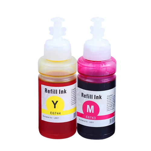 Hengke L801 подходит для Epson Ink L360 L351 L365 L310 L301 L455 T6721 L38011300 L1300 L383 L655 L805 T674 Чернила