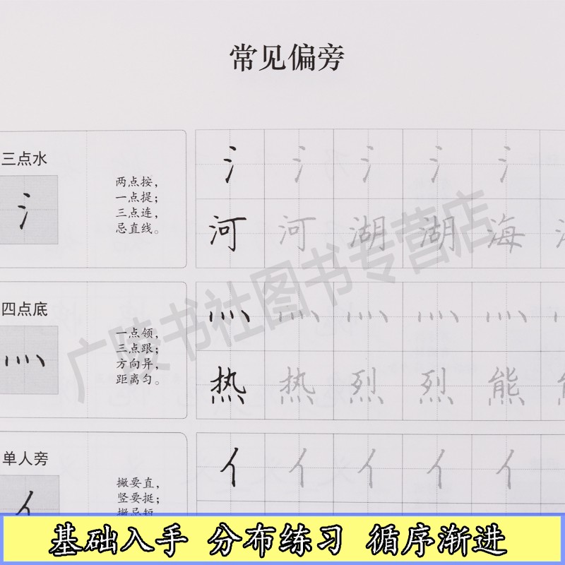 田英章田雪松硬笔字帖 常用规范汉字3500字典【全套装3册】田英章楷书行书钢笔字帖成人硬笔字帖书法教材正楷练字 湖北美术出版社