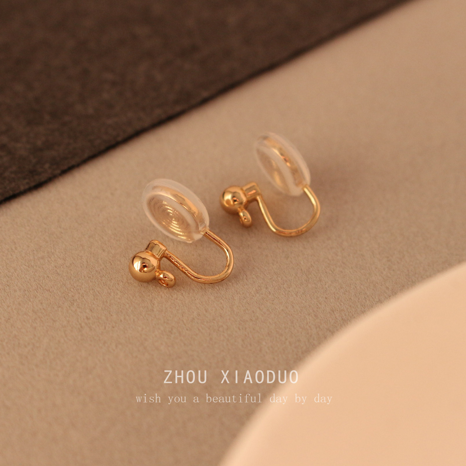 前后有吊圈一体式无耳洞蚊香盘耳夹转换器空托配件手工diy吊坠女,淘宝优惠券,粉丝福利购,淘宝优惠卷