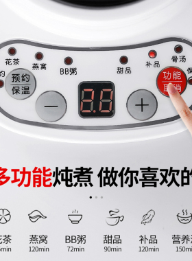 办公室养生迷你煮粥神器煲汤炖杯