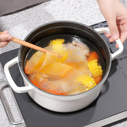 日本进口厨房煲汤吸油纸食用吸油膜炖汤用去油烘焙油炸食物滤油纸-图1