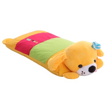 Puppy toy pillowcase ໝອນເດັກນ້ອຍ 0-6 ເດັກນ້ອຍຝ້າຍບໍລິສຸດສີ່ລະດູການອະນຸບານ nap ກາຕູນ pillowcase