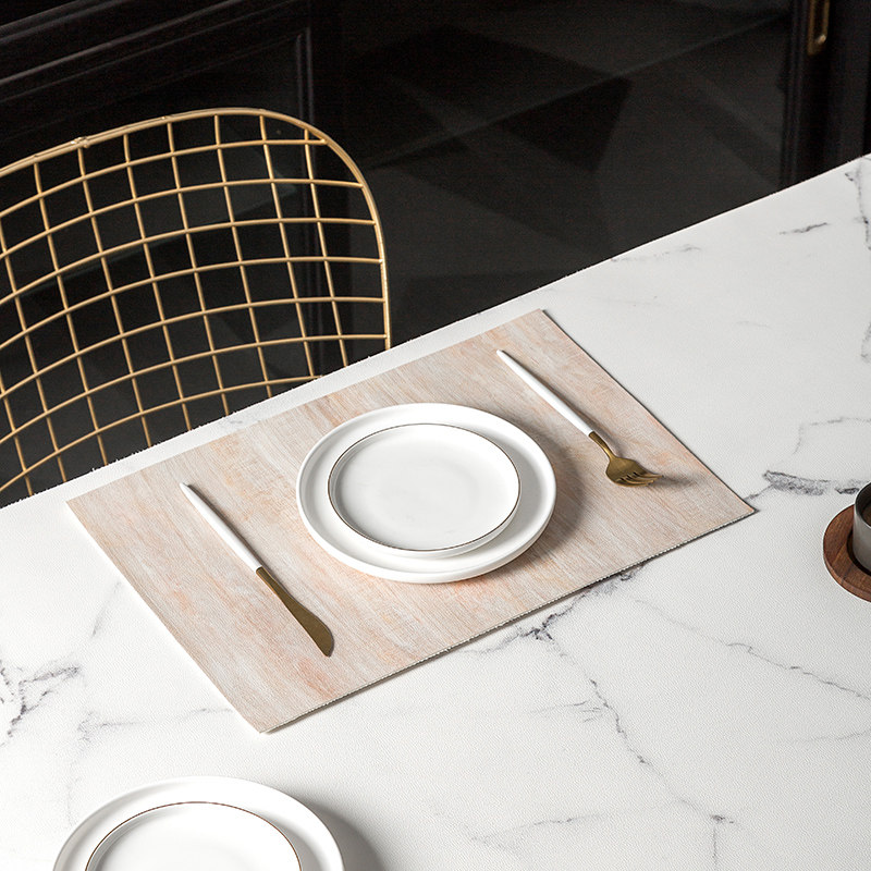 大理石纹理皮革餐垫防水防油碗垫北欧风pu皮餐垫茶几餐桌杯垫防烫,淘宝优惠券,粉丝福利购,淘宝优惠卷