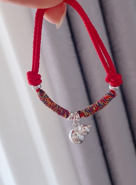 足银999纯银葫芦盘缠手链女