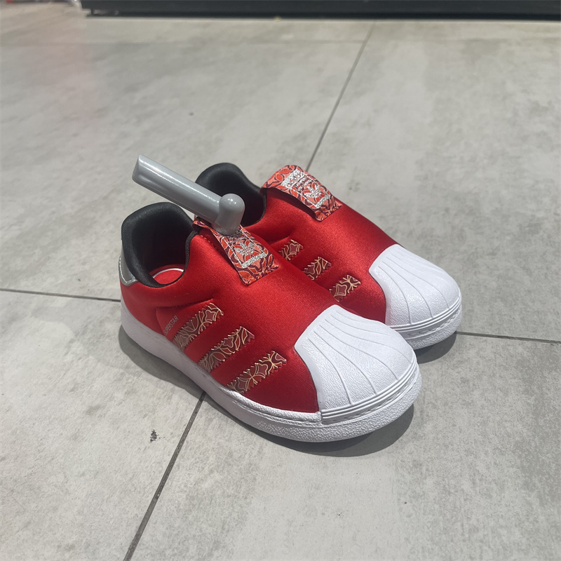 Adidas阿迪达斯三叶草婴童鞋贝壳头轻便跑步鞋运动鞋休闲鞋GX6338 - 图0