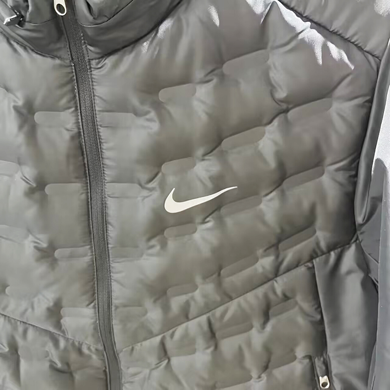 正品Nike耐克男子冬季轻薄羽绒服连帽可拆卸夹克外套FB7557-010
