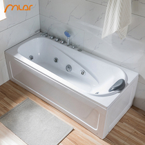 Acrylic Independent Style Home Mesh Red Bath Massage Day Style Deep Bubble Small Family adult can be embedded in bath tub