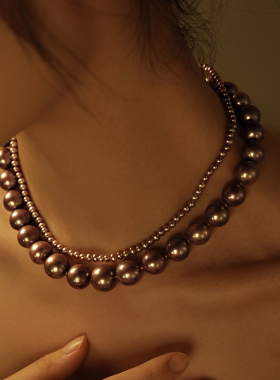 925银链Dara天然淡水珍珠项链