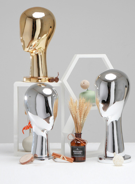 佩恩电镀头模服装店帽子展示架