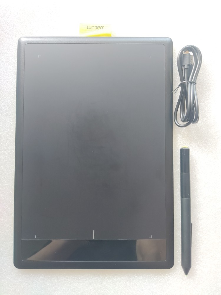 二手92新wacom ctl671数位板手绘板osu全套:板+笔+数据线+5笔芯-图1