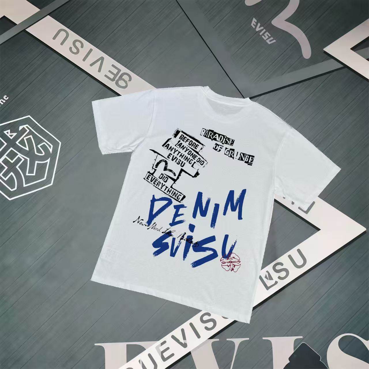 福神短袖男士 潮2026新款海鸥字母涂鸦印花纯棉时尚百搭休闲T恤女,淘宝优惠券,粉丝福利购,淘宝优惠卷