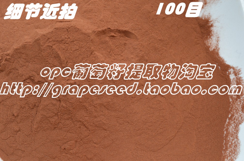 出口级100克葡萄籽提取物OPC粉 原花青素粉95%花青素 送量勺 - 图0