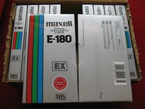 Brand new undemolished (copyrighted genuine tape) EX VHS blank tape MAXELL E-180