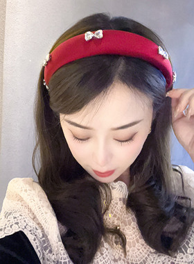 幻彩家发夹水钻少女蝴蝶结发箍