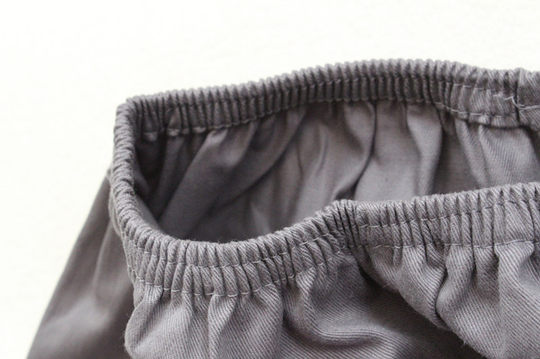 中老年棉布卡其布加厚男平角内裤外穿咔叽布老头裤头宽松码