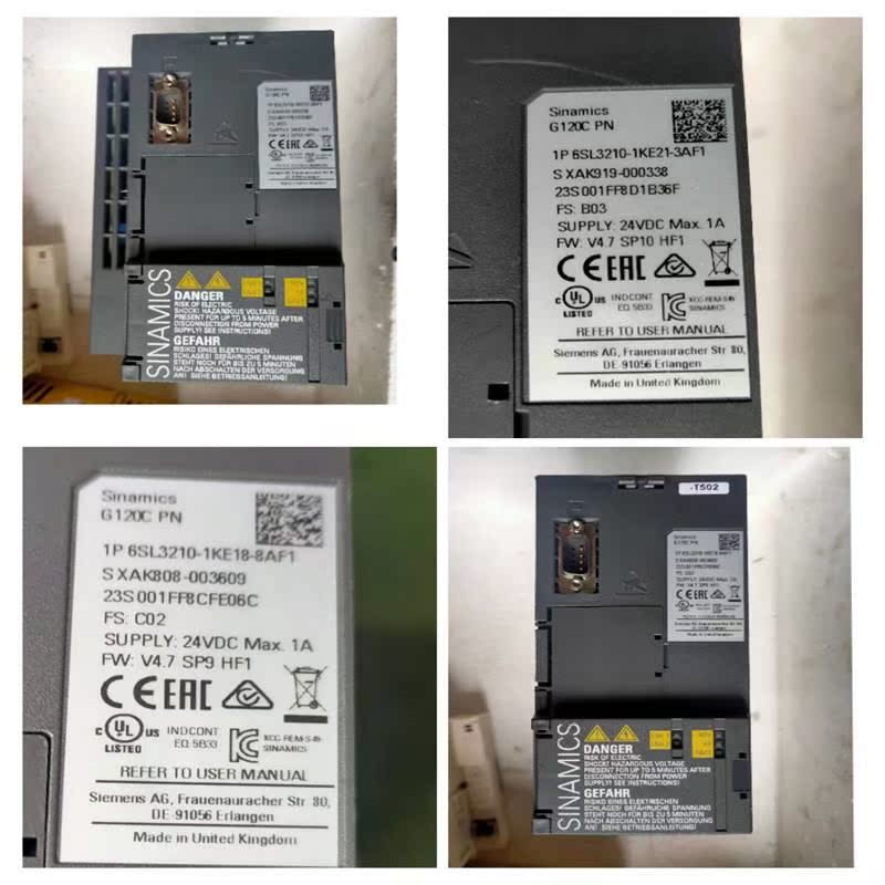 6SL3210-1KE18-8AF1西门子 G120C变频器4.0kW 6SL32101KE188AF1 - 图1