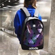 New Double Shoulder Bag Elementary School Students Junior High School Students Bag men and women Korean version Rhombus Trend Fashion Casual Computer Backpack