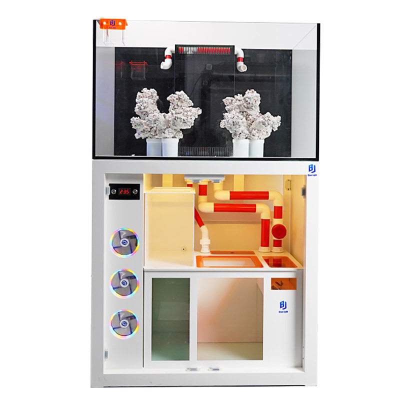 BlueLight蓝闪电超薄专业海缸超白玻璃实木底柜含电箱底滤设计,淘宝优惠券,粉丝福利购,淘宝优惠卷